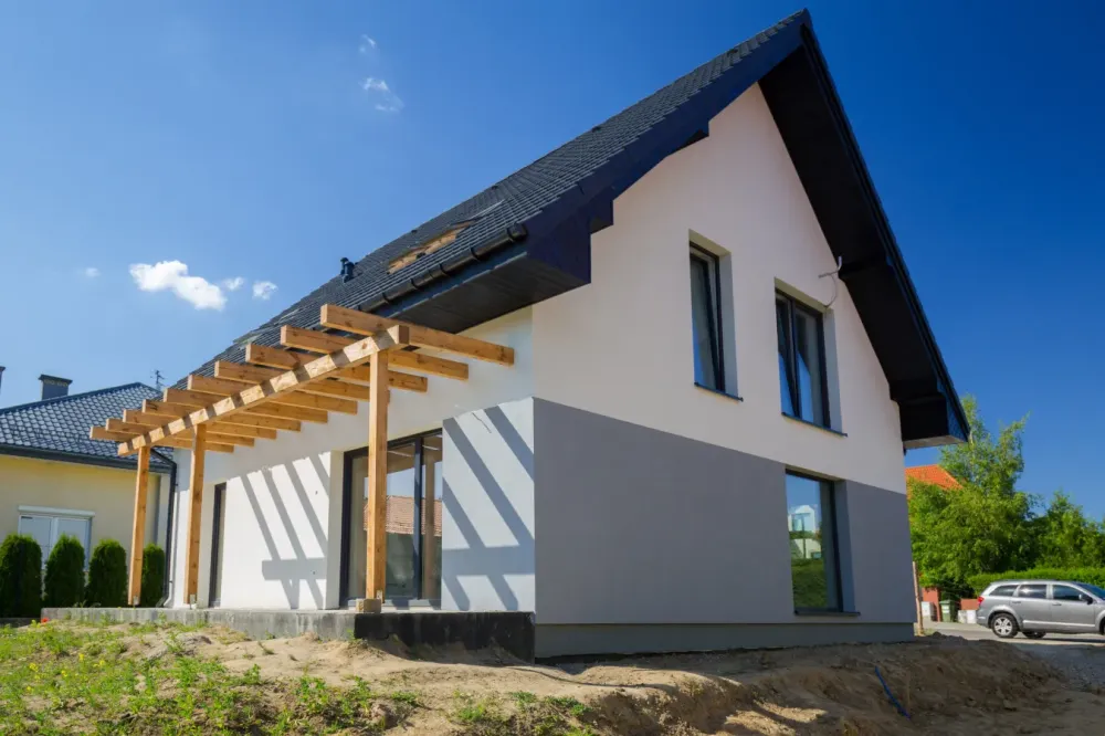 Maison peinture grise